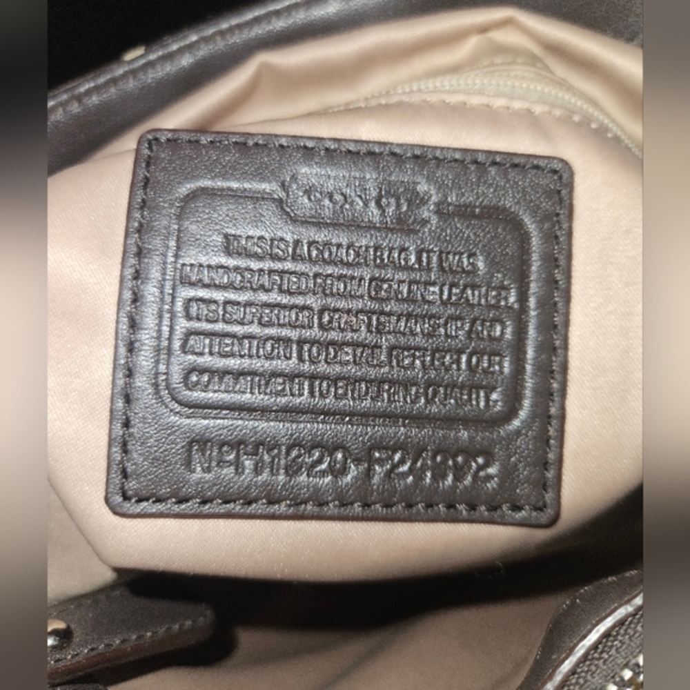 Coach Taupe Snake-Embossed Crossbody Bag - Picture 6 of 14